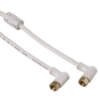 Hama 00122510 cavo coassiale 1,5 m F Bianco