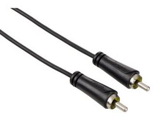 Hama 1.5m RCA m/m cavo audio 15 m Nero