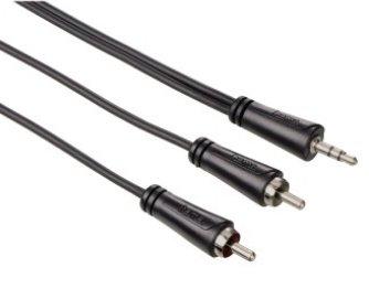 Hama 00122294 cavo audio 075 m 3.5mm RCA Nero
