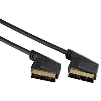Hama Scart - Scart, 3m Cavo SCART SCART (21-pin) Nero