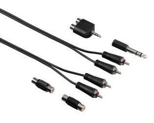 Hama 00122329 cavo audio 25 m 2 x RCA Nero