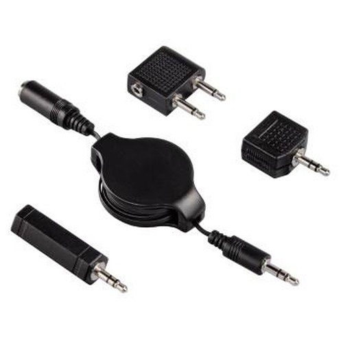Hama 00122369 adattatore per inversione del genere dei cavi 3.5 mm 63 mm Nero