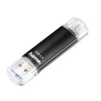Chiavetta USB hama USB3.0-St.LaetaTwin da 128 GB