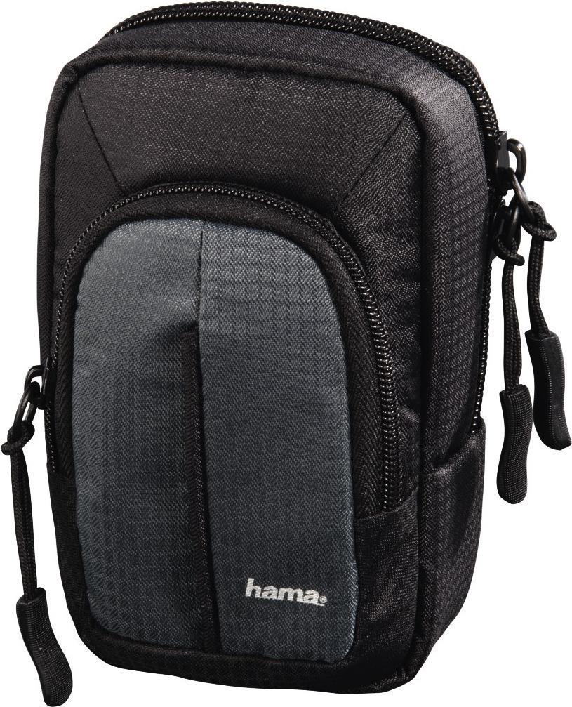 Hama Fancy Urban 60H Compact Camera Case Belt Loop Neck Strap Grey 6.5 x 3 x 11 cm Compartment