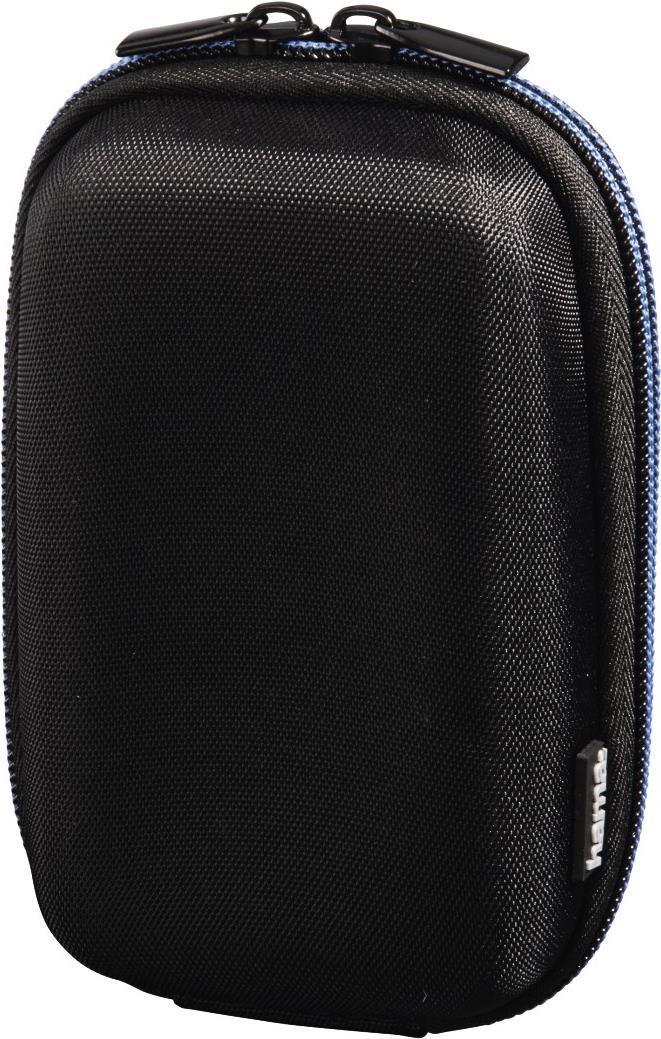 Hama Hardcase Zip 80M Camera Case Belt Loop Neck Strap Black/Blue 7.5 x 4.5 x 12.5 cm Compartment
