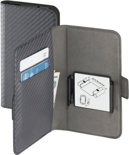 Hama Smart Move - Carbon XL custodia per cellulare 129 cm (5.1") Custodia a libro Grigio