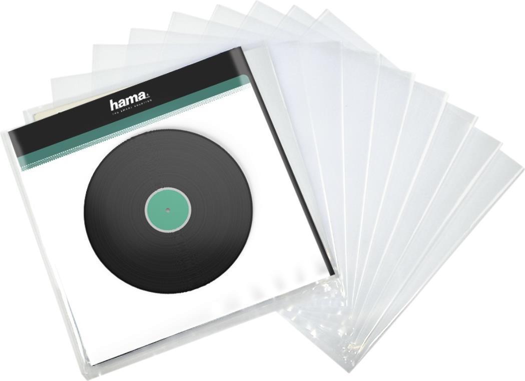 Hama LP Outer Sleeves x10 Transparent