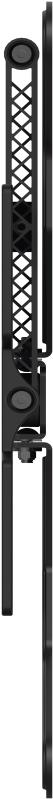HAMA Full Motion "Ultraslim" - Staffa a parete per TV (Easy -fix) - Plastica alluminio acciaio - Black - Schermo Dimensioni 81-