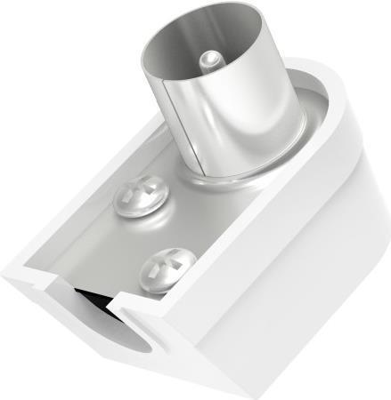 Hama Spina antenna angolare M, 6 mm, 75 Ohms, avvitabile (Hama Essential Line antenne-konnektor)