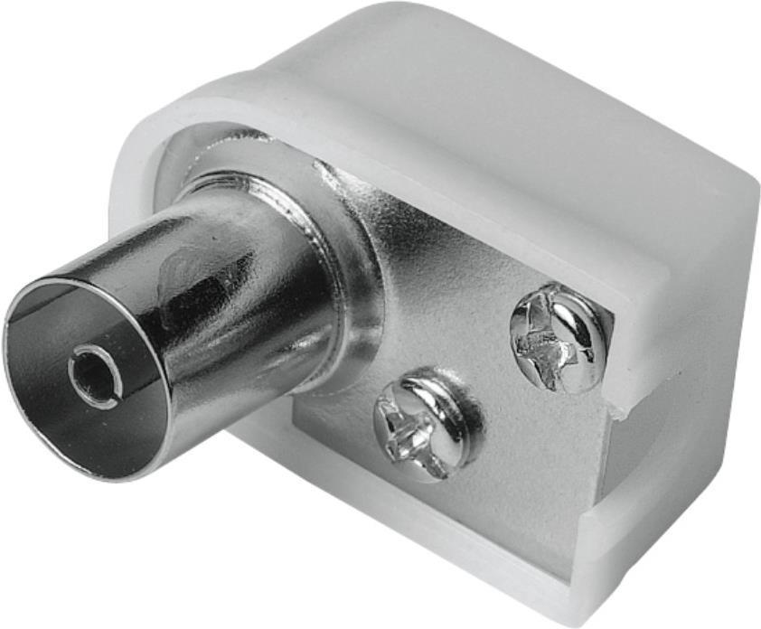 00205217 - Hama Antenna Socket Coax Angle screw-on