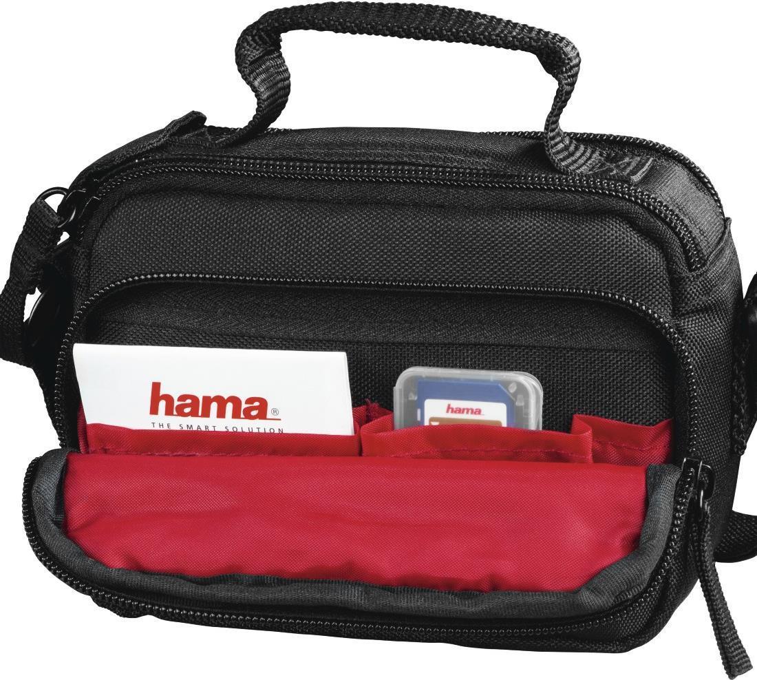 Hama Samara 100 Camera Bag Shoulder Strap Removable Divider Black 14.5 x 7.5 x 10.5 cm Compartment
