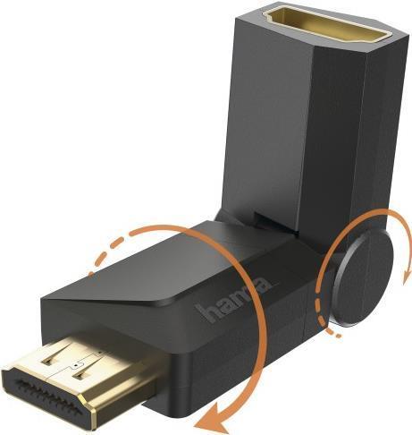Hama High-Speed HDMI Rotatable Adapter - Male to Female