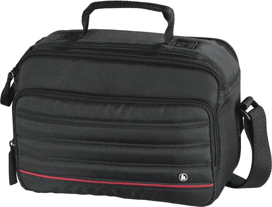 Hama Samara Borsa da spalla Nero (Samara Camera Bag 140 BLK - Hama Samara Camera Bag for DSLR cameras and accessories zip openi