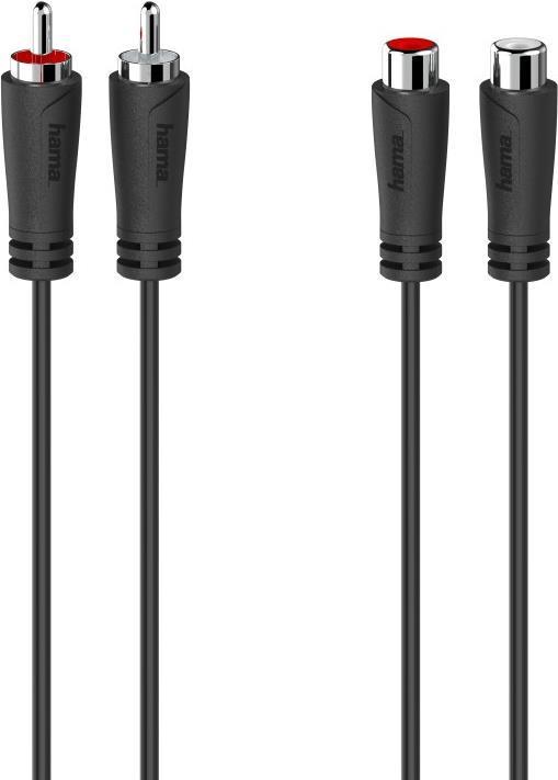 Hama Audio-Verl?ngerungskabel, 2 Cinch