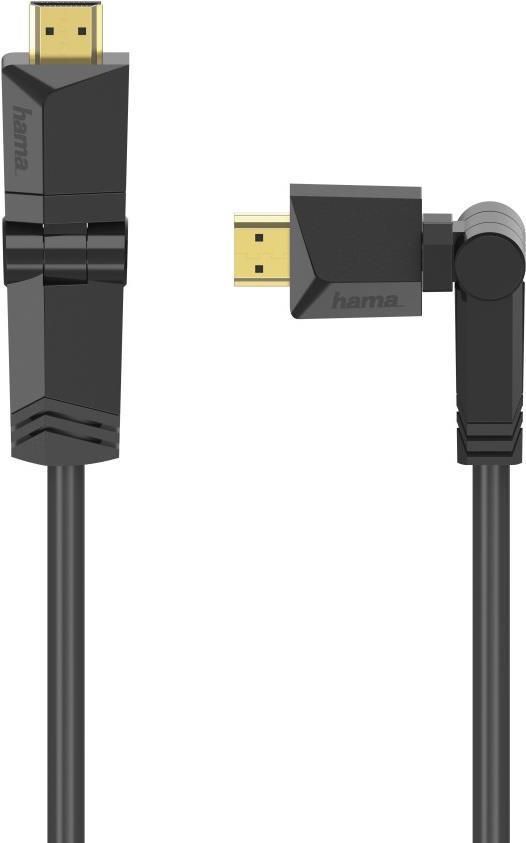 Hama High-Speed HDMI Cable w/ Rotatable Plugs - Male to Male 1.5 Metre