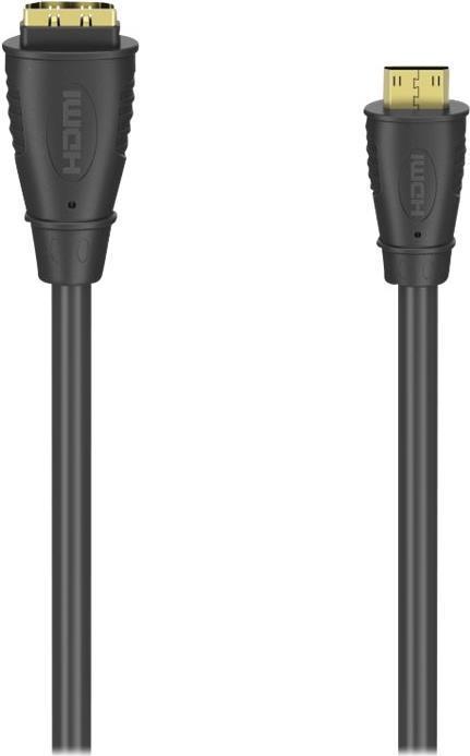 Hama HDMI Male to HDMI Type-C Mini Male Cable Gold-Plated 10cm