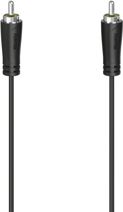Hama 00205099 lydkabel 3 m RCA Sort