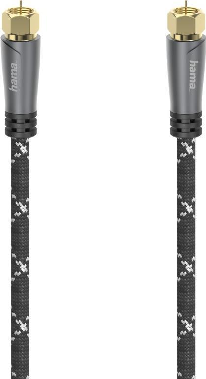 Hama 00205079 koaxial kabel 5 m F Sort