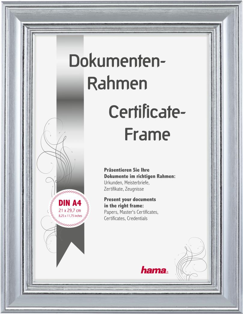 Hama Lobby - Glass - Polytirene (PS) - Silver - Frame singola - Tabella - Muro - 15 x 20 cm - rettangolare (00175811)