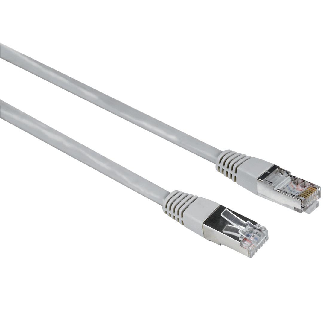 Hama Cavo rete Patch 8p8c M (RJ 45)/8p8c M (RJ 45) 20 metri CAT 5e UTP grigio sfuso (10 pzz.)