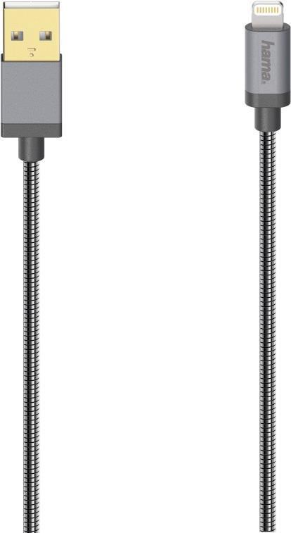 Hama 00200501 cavo Lightning 075 m Antracite