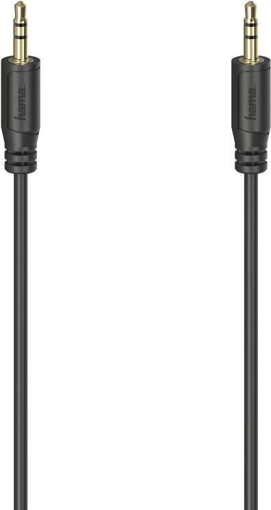 Hama Flexi-Slim lydkabel 0,75 m 3.5mm