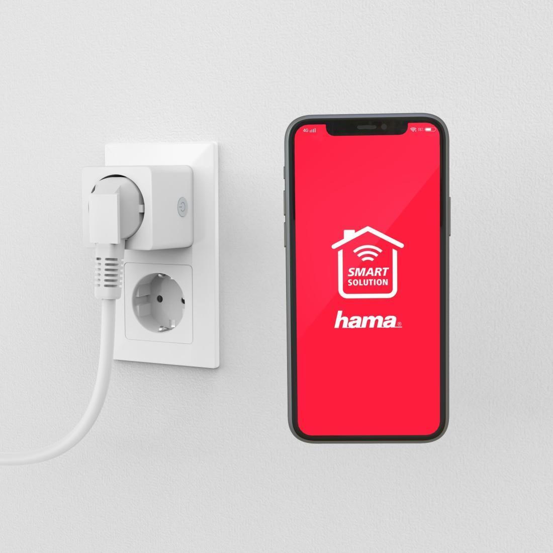 Hama WiFi Socket Hvid Smart strÃƒÆ’Ã‚Â¸msokkel TrÃƒÆ’Ã‚Â¥dlÃƒÆ’Ã‚Â¸s