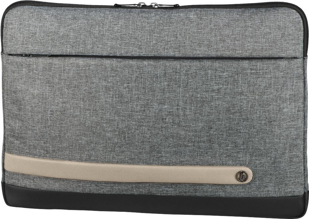 Hama Terra Laptop Sleeve Up to 13.3 Padded Compartment Front Pocket Grey