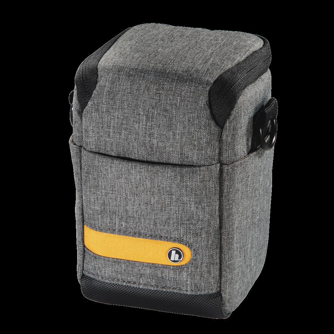 Hama Terra Custodia semirigida Grigio (Hama Terra 90 Camera Case Belt Loop Shoulder Strap Grey 8 x 7.5 x 13 cm Compartment)