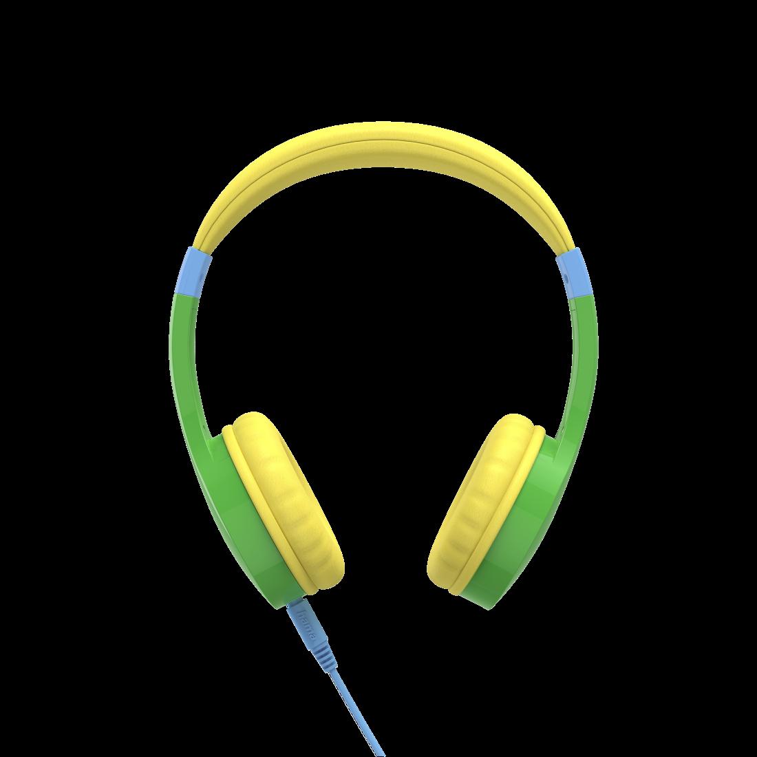 Hama Kids Guard Auricolare Cablato A Padiglione Musica e Chiamate Blu Verde Giallo (Hama Kids Guard Childrens Headset Volume Li