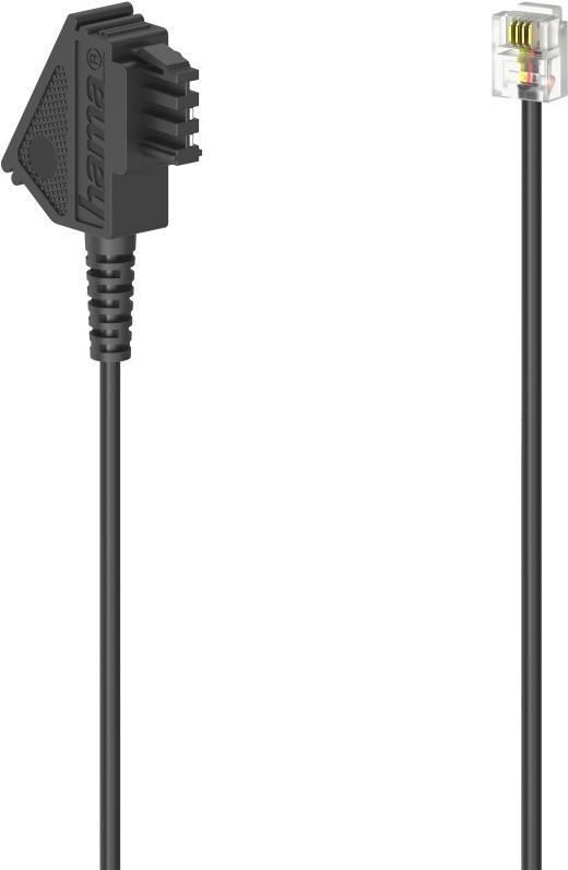 Hama 00201149 cavo telefonico 15 m Nero