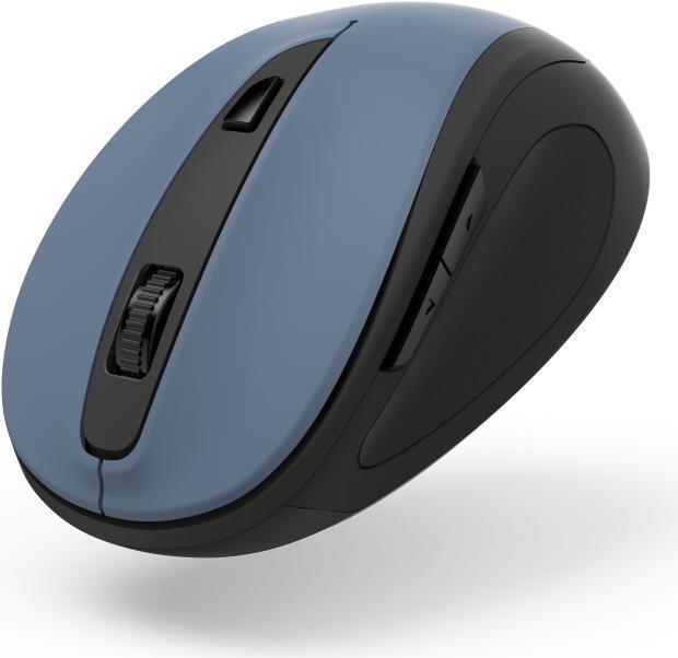 Hama MW-400 V2 mouse Mano destra RF Wireless Ottico 1600 DPI (Hama MC-400 V2 Compact Wireless Optical Mouse 6 Buttons 800-1600