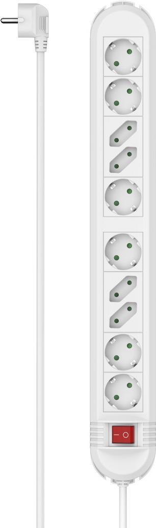 Hama 00223041 prolunghe e multiple 15 m 10 presa(e) AC Interno Bianco