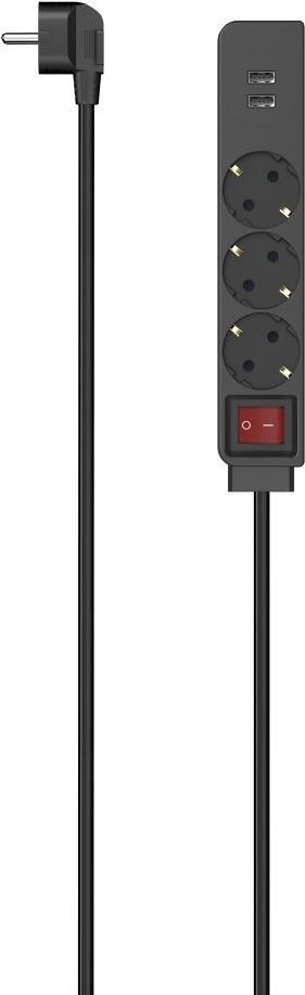 Presa USB Hama a 3 vie mis