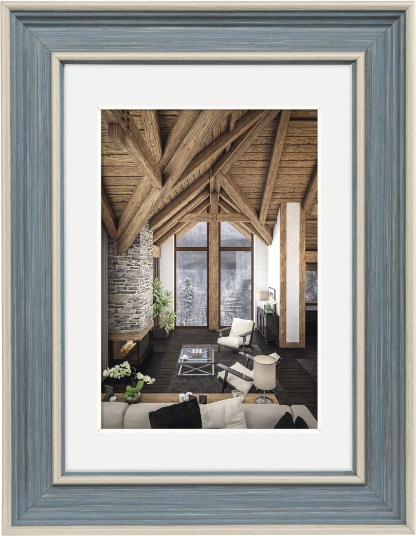 Hama Rustic - Glass - Polytirene (PS) - Blu - Frame singola - Tabella - Wall - 10 x 15 cm - ponderato (00193061)