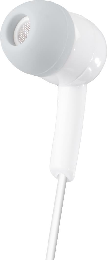 Hama Gloss Cuffie Cablato In-ear MUSICA Grigio Bianco (Hama Gloss In-Ear Headphones 3.5mm Jack No Mic White)
