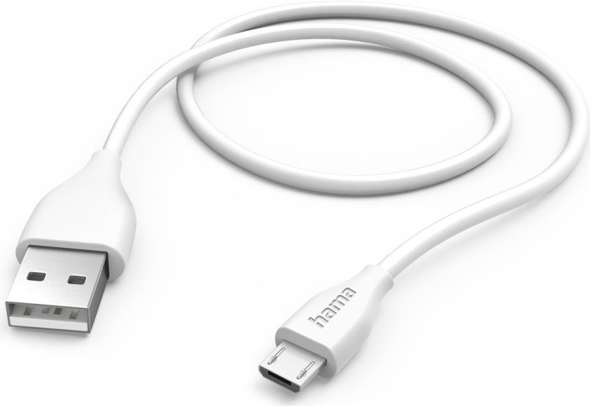 Hama 00201587 cavo USB USB 2.0 15 m Micro-USB B USB A (Hama USB-A to Micro USB Quick Charging Cable USB 2.0 1.5 Metre White)