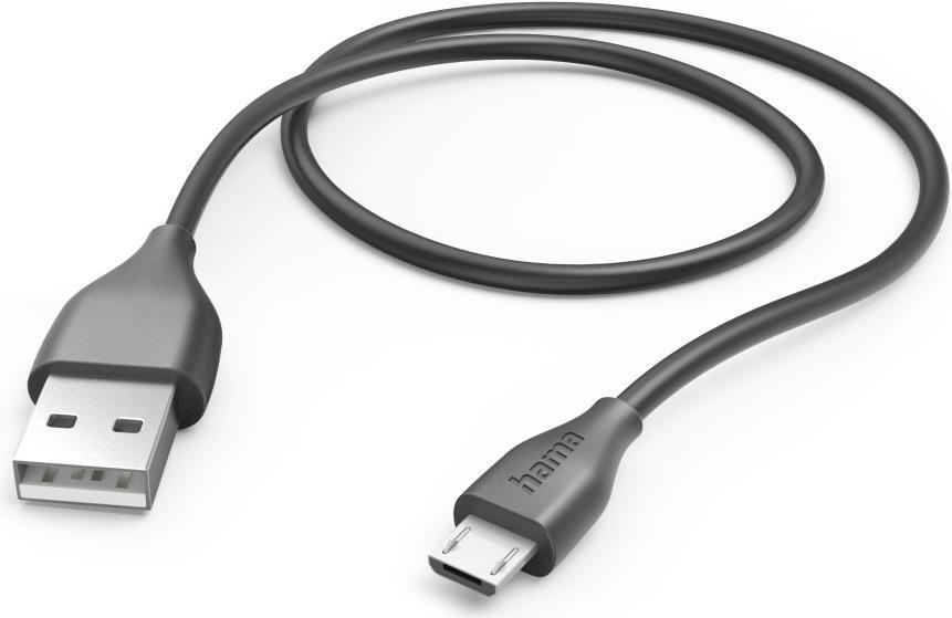 Hama 00201586 cavo USB USB 2.0 15 m Micro-USB A USB A Nero (Hama USB-A to Micro USB Quick Charging Cable USB 2.0 1.5 Metre Blac