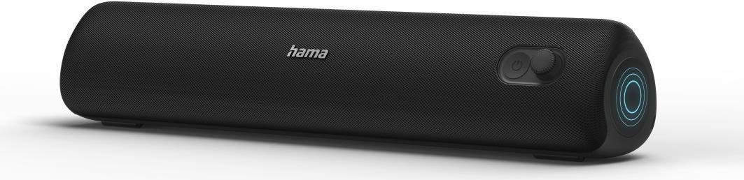 Hama PipeRoll 3.0 Altoparlante portatile stereo Nero 20 W (Hama PipeRoll 3.0 Bluetooth/3.5mm Jack 20W Portable Loudspeaker Micr