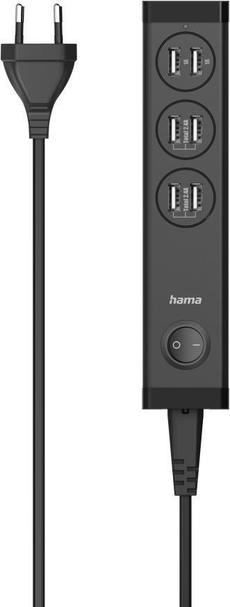 Hama 00223201 Caricabatterie per dispositivi mobili MP3 MP4 Console portatile Smartphone Tablet Nero AC Interno