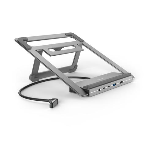 Hama Connect2Office Stand Supporto per computer portatile Antracite (00200139 - Hama Connect2Office Stand USB-C Docking Station