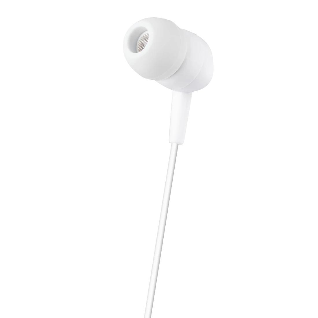 Hama Basic4Phone Auricolare Cablato In-ear Musica e Chiamate Bianco