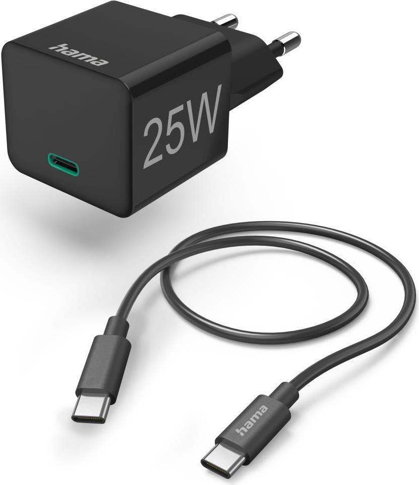 Caricatore HAMA 00125126 per dispositivi mobili Indoor nero (00125126)