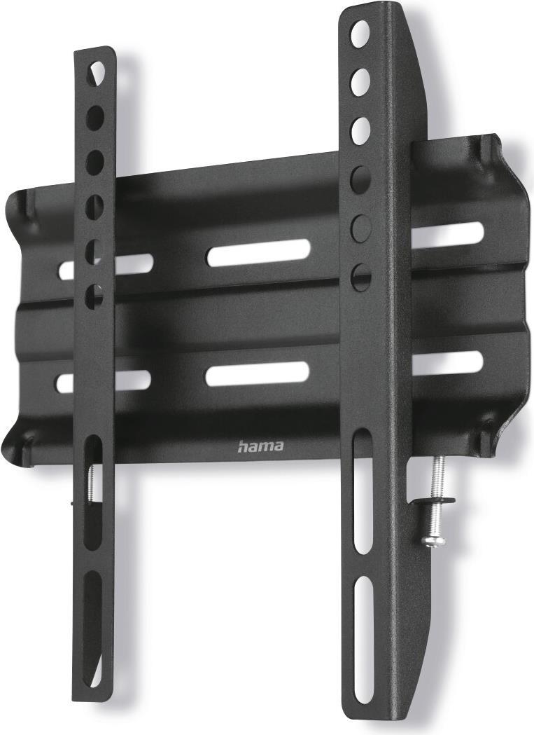 Hama 00220805 Supporto TV a parete 1219 cm 48 Nero (00220805 - Hama TV Wall Bracket Rigid 122 cm 48 to 25 kg Wall Spacing 2.3 c