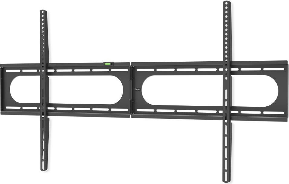 Hama 00220843 Supporto TV a parete 3,05 m [120] Nero (220843 - TV Wall Bracket Rigid 305 cm [120] to 100 kg Wall Spacing 2.8 cm)