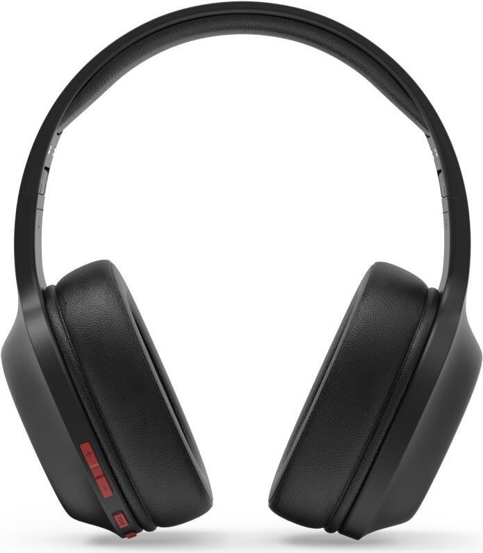 Hama Spirit Calypso II Bluetooth Headset w/ Mic Bass Boost Foldable Passive Noise Suppression Up to 60hrs Battery Black