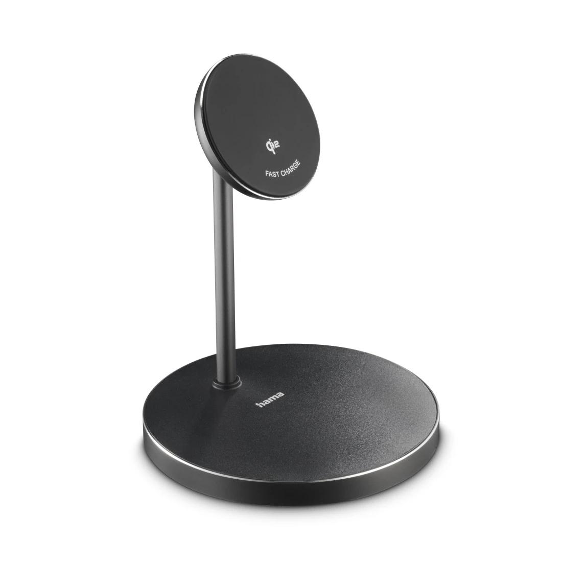 Hama 00201737 Caricabatterie per dispositivi mobili Cuffie, Smartphone Nero USB Carica wireless Ricarica rapida Interno