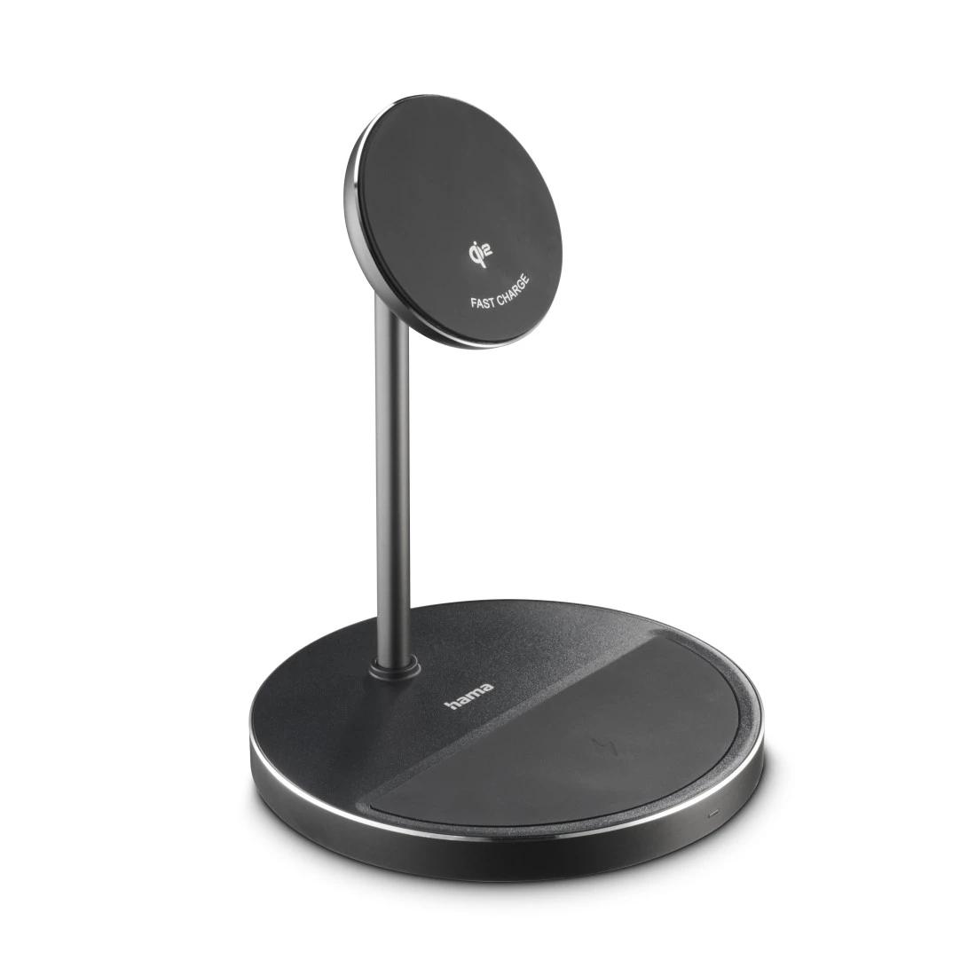 Hama 00201738 Caricabatterie per dispositivi mobili Cuffie, Smartphone Nero USB Carica wireless Ricarica rapida Interno