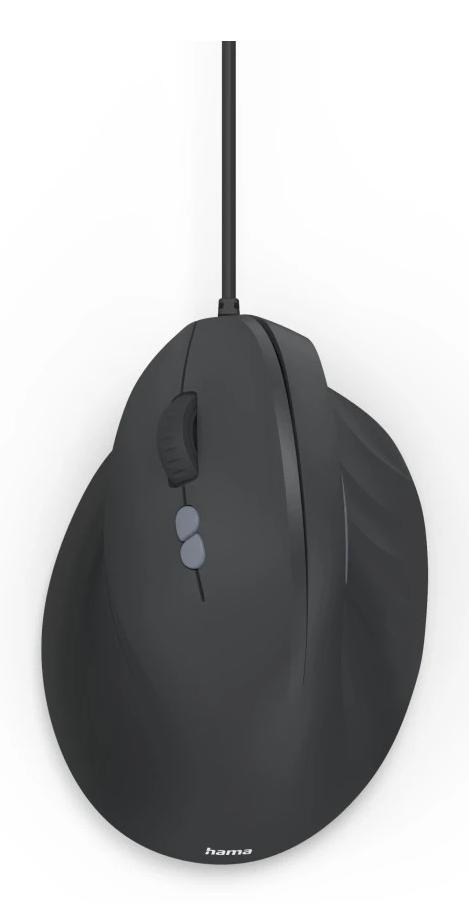 Hama ECM-500L mouse Ufficio Mancino USB tipo A Ottico 1800 DPI