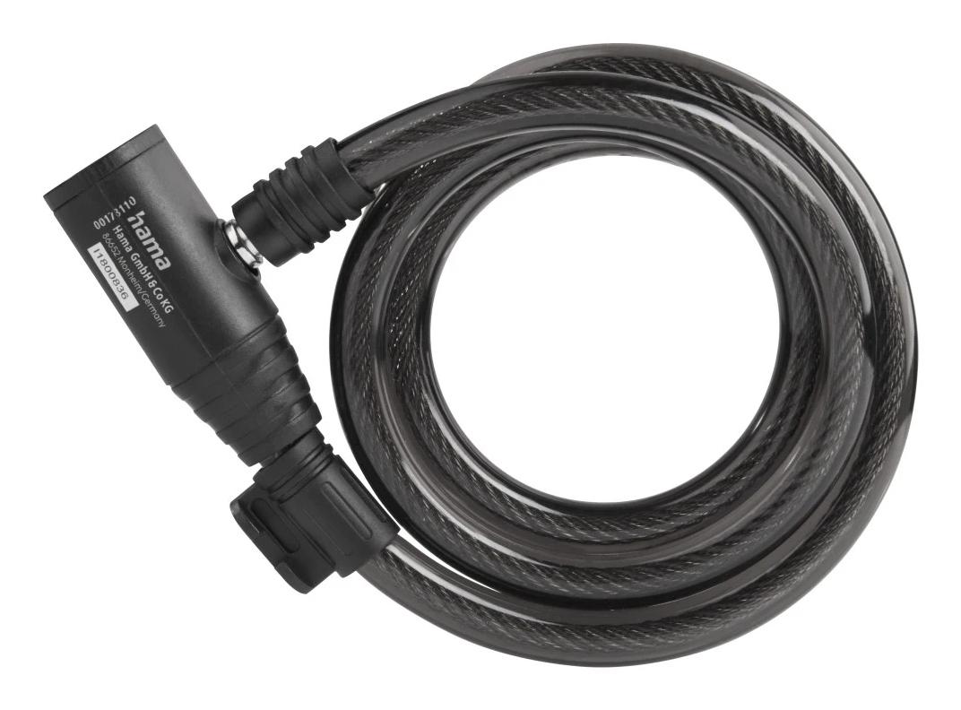 Hama 00178136 antifurto per bicicletta Nero 1200 mm